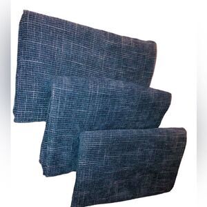 3X-large aqua pillow covers I forgot measurements will remeasure but about 25x25